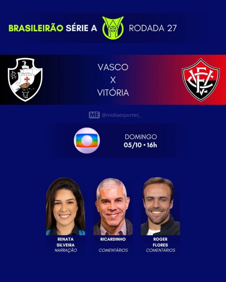 Vasco x Vitória logotipos de times de futebol.