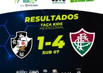 Vitória do Vasco com escudo diante de fundo escuro.