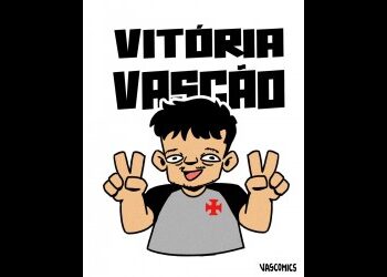 Vasco da Gama comemorando vitória.