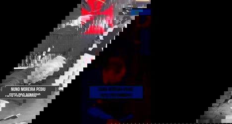 Nuno Moreira em evento do Vasco.