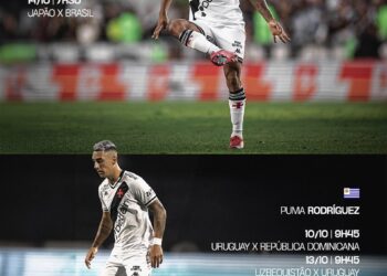 Calendário de jogos, times e datas de partidas do Vasco.