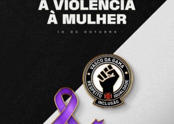 Círculo com a inscrição e símbolo do Vasco da Gama.