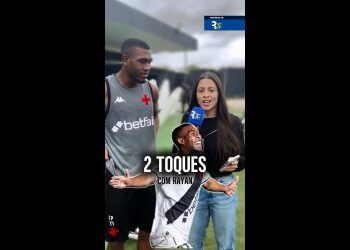 Jogador do Vasco em entrevista na TV.