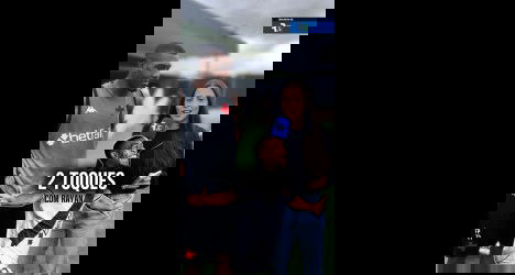 Jogador do Vasco em entrevista na TV.