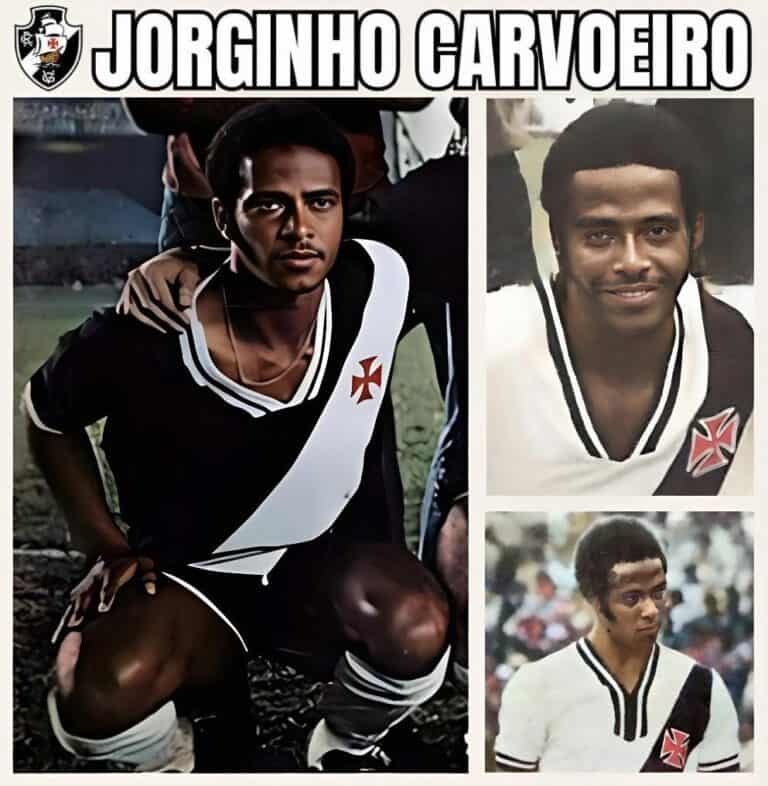 Jorginho Carvoeiro com uniforme do Vasco da Gama.