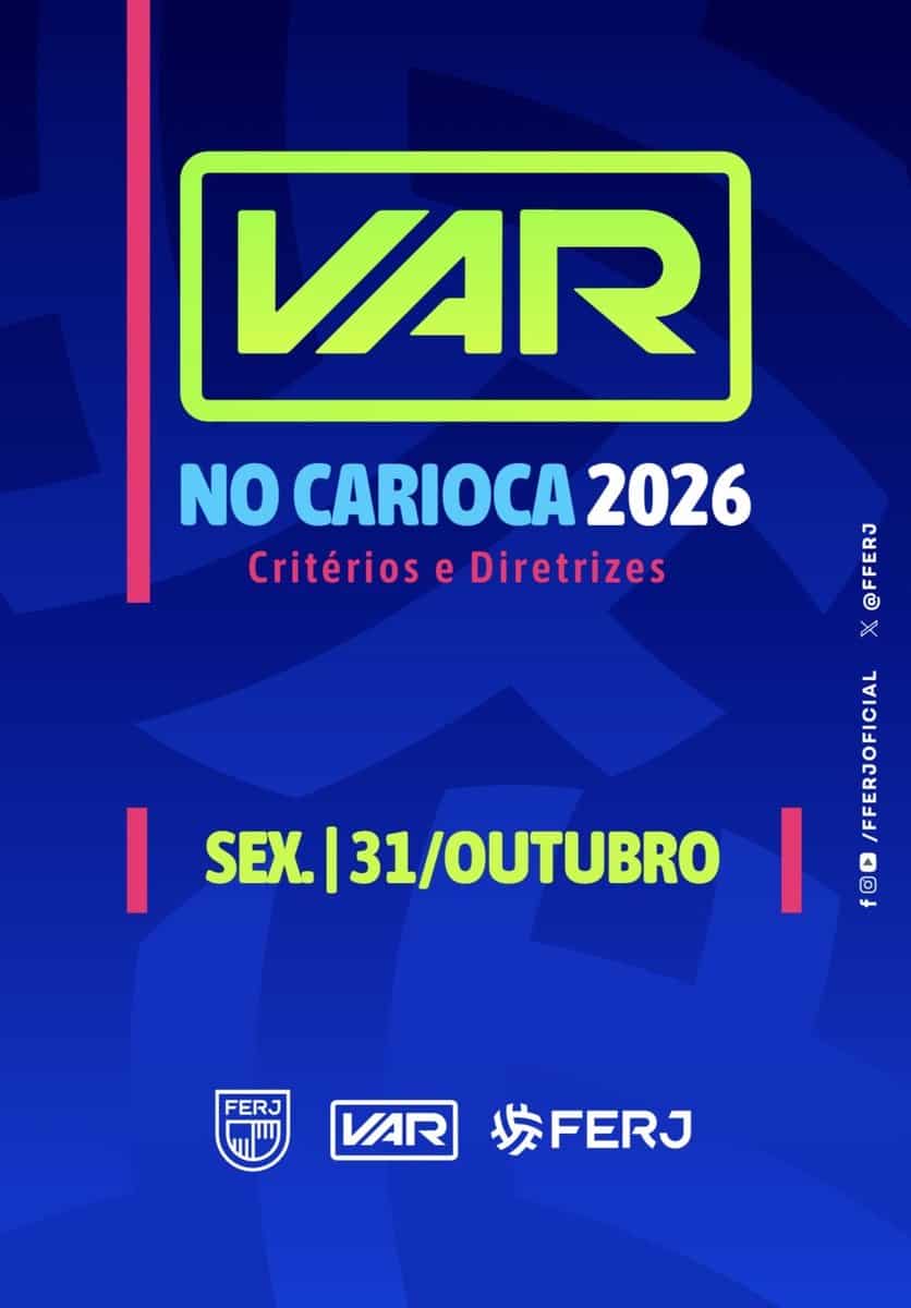 Evento VAR Carioca 2026 em destaque com detalhes do dia e critérios de uso.