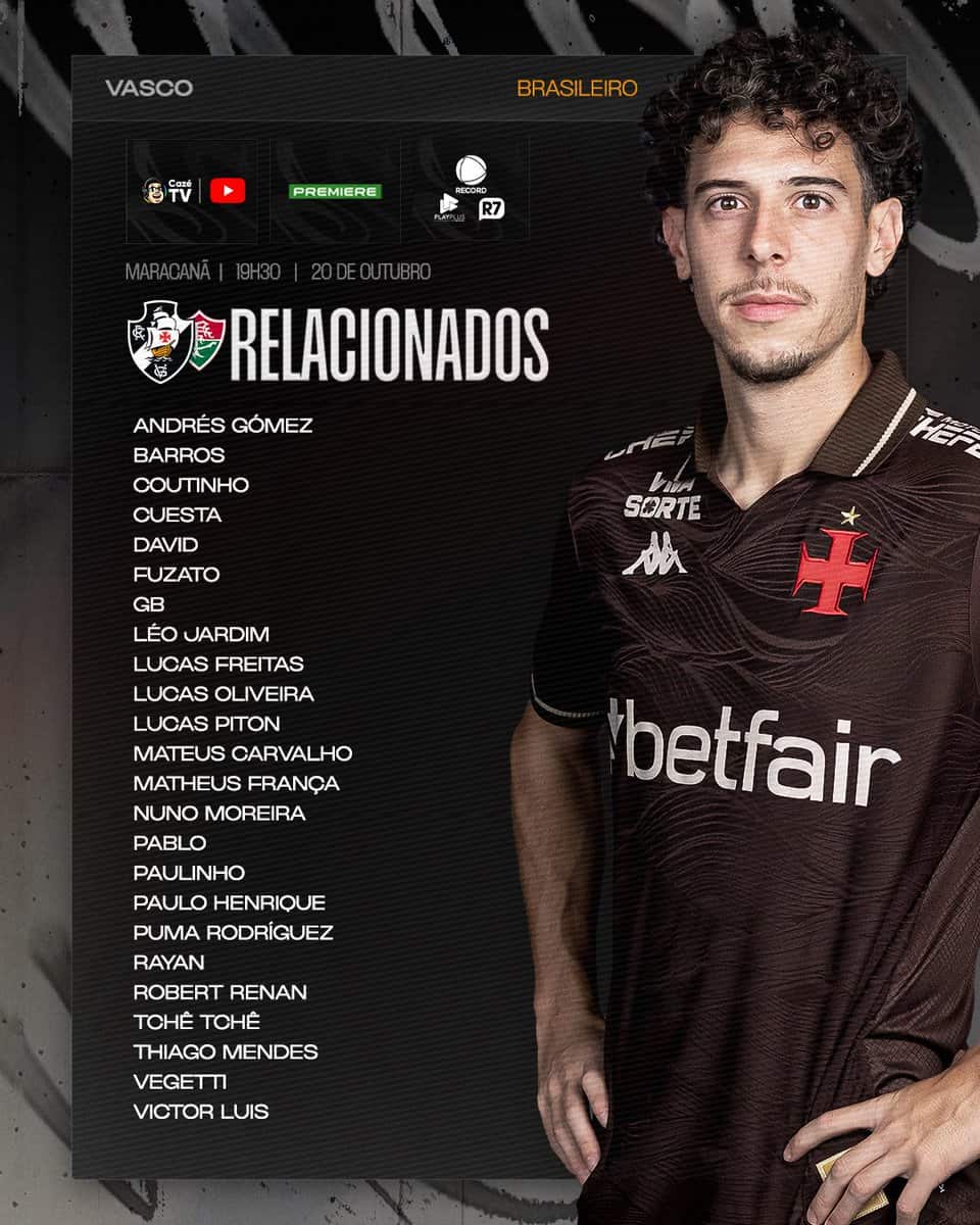 Relaciones do Vasco com o Fluminense e outros times.