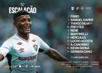 Jogador do Vasco comemorando em campo.