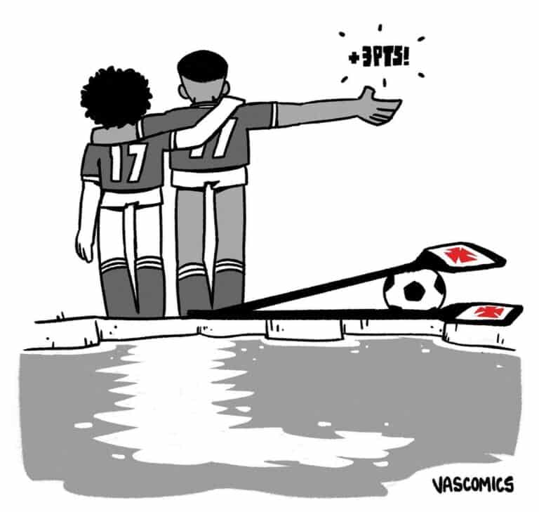 Amigos abraçados, apoiando-se, olhando para o horizonte.