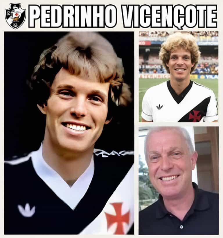 Pedro Vicoçote comemora vitória com torcida do Vasco.