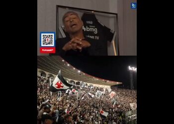 Torcida do Vasco em dia de jogo.