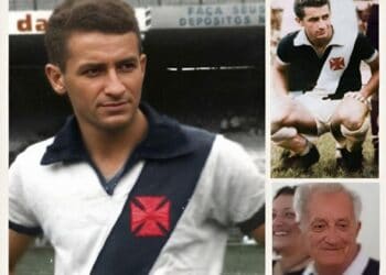 Há 86 anos nascia o ponta Joãozinho, que jogou no Vasco de 1958 a 1965.