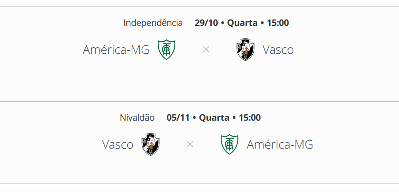 20251025-210208-1-1-1-1 Jogo América-MG x Vasco, 29/10, às 15h.