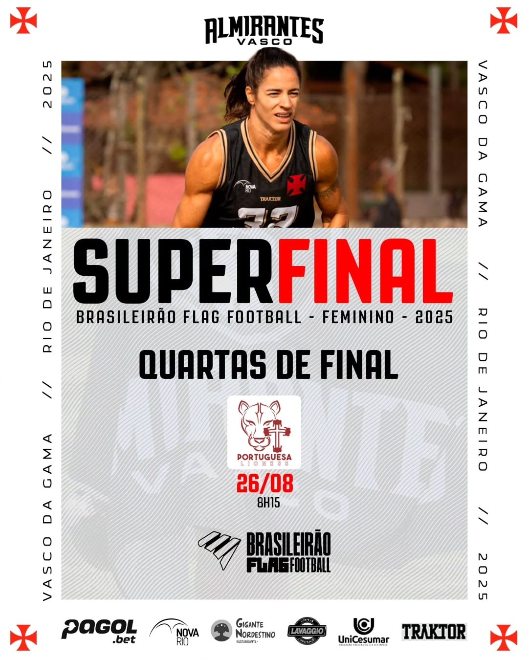 20251025-213255-1-2 Vasca feminina jogando futebol com uniforme preto.