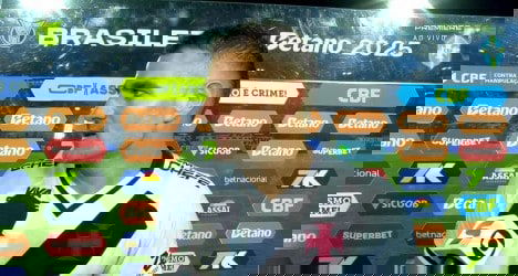 Jogador do Vasco em entrevista.