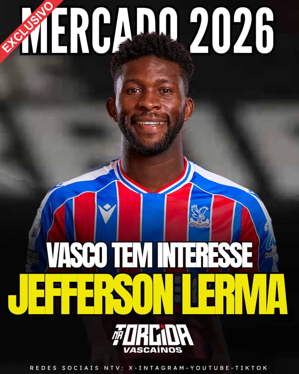 Jogador do Vasco com uniforme 2026.