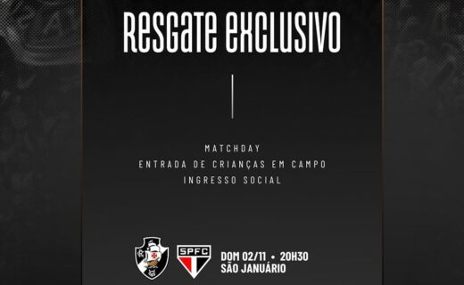 Resgate exclusivo de evento de futebol do Vasco.