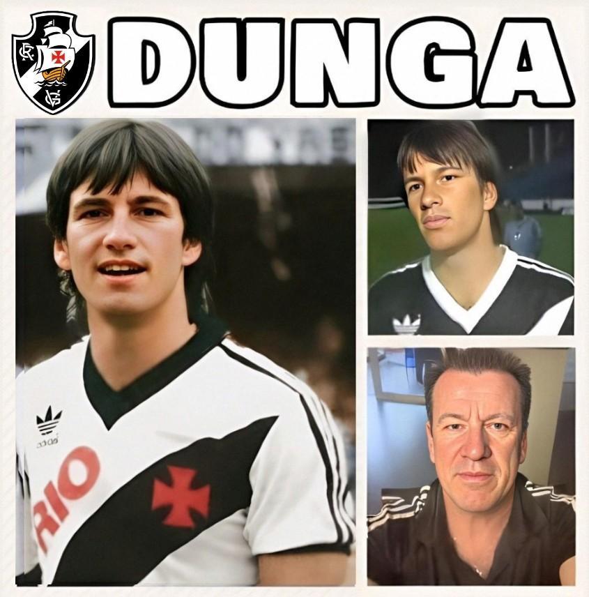 20251031-083001-1-1-1-1 Dunga com camisa do Vasco, retratos em diferentes épocas.