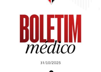 Boletim médico do São Paulo Futebol Clube.