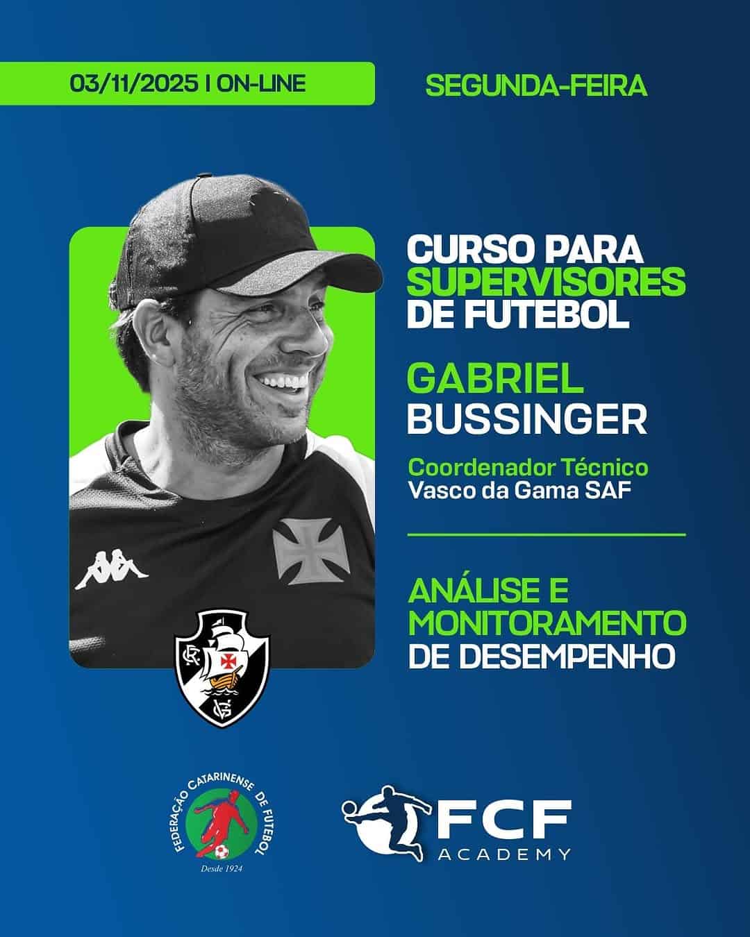 Curso para supervisores de futebol com Gabriel Bussinger.
