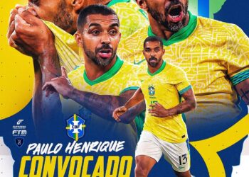 Paulo Henrique: ‘Sinto-me extremamente grato por ser convocado novamente para representar a Seleção Brasileira!’