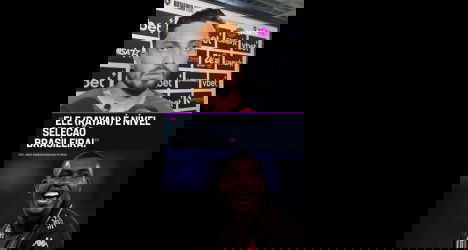 Jogador do Vasco em entrevista coletiva.