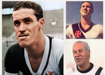 Ademir Meneses no uniforme do Vasco.