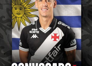 Vasco destaca Puma Rodríguez, chamado para integrar a Seleção do Uruguai.