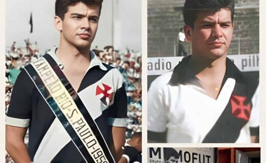 Vasco e Écio Capovilla em homenagem ao clube de futebol Vasco da Gama.