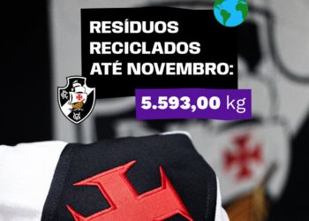 Reciclagem de resíduos do Vasco até novembro.