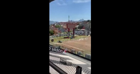 Vasco da Gama no estádio São Januário.