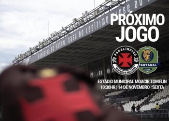 Jogo entre Vasco e Pantalhão no Moacyr Tomelin.