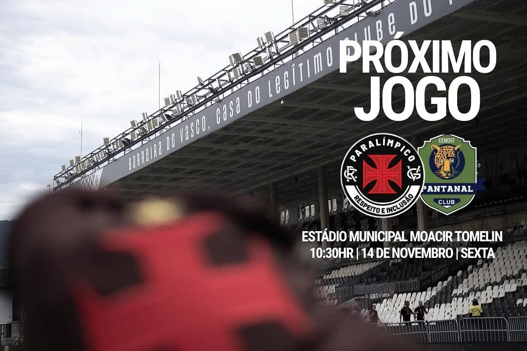 Jogo entre Vasco e Pantalhão no Moacyr Tomelin.