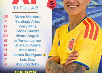 Carlos Cuesta irá começar como titular pela Colômbia no amistoso diante da Nova Zelândia; Andrés Gómez está disponível no banco de reservas.