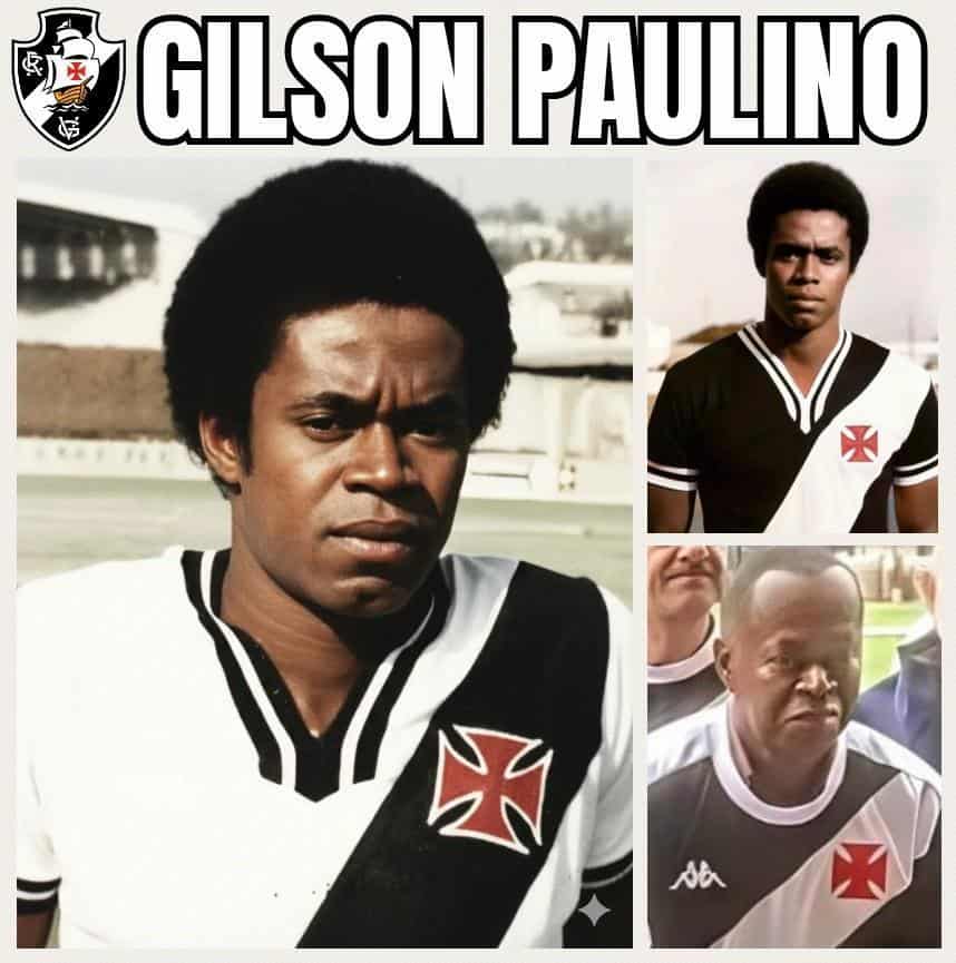 Golson Paulino com uniforme do Vasco, em campo.