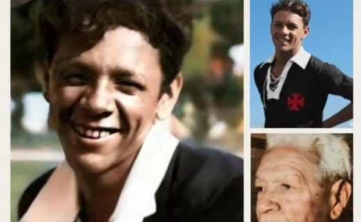 Jovem com sorriso, camisa do Vasco e fundo de parque.