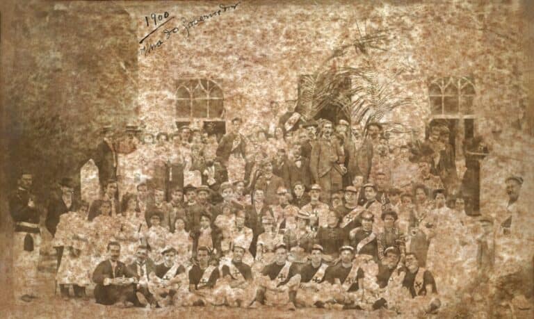 1. Foto antiga do time do Vasco em 1900.