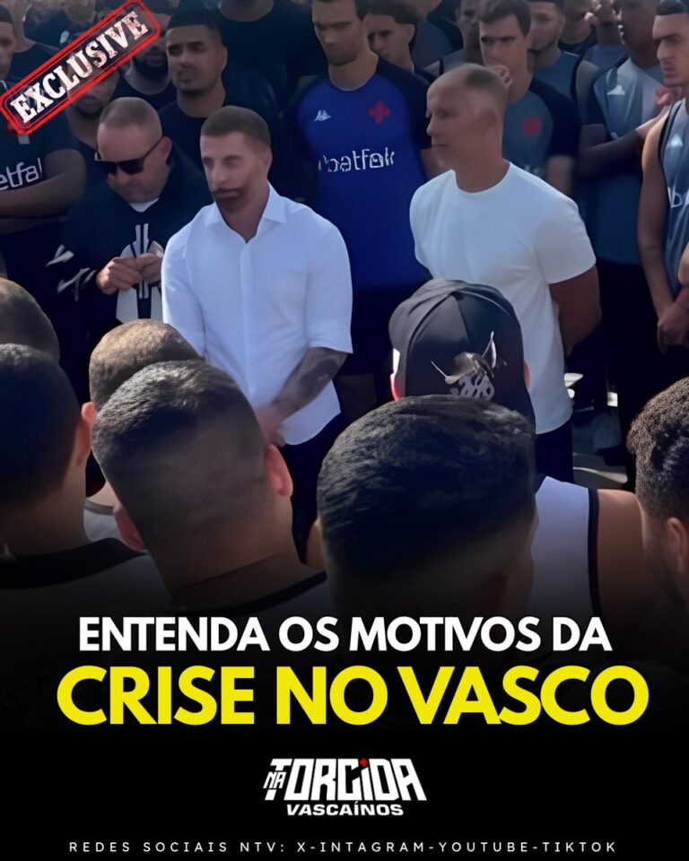 Torcida do Vasco acompanha debate.