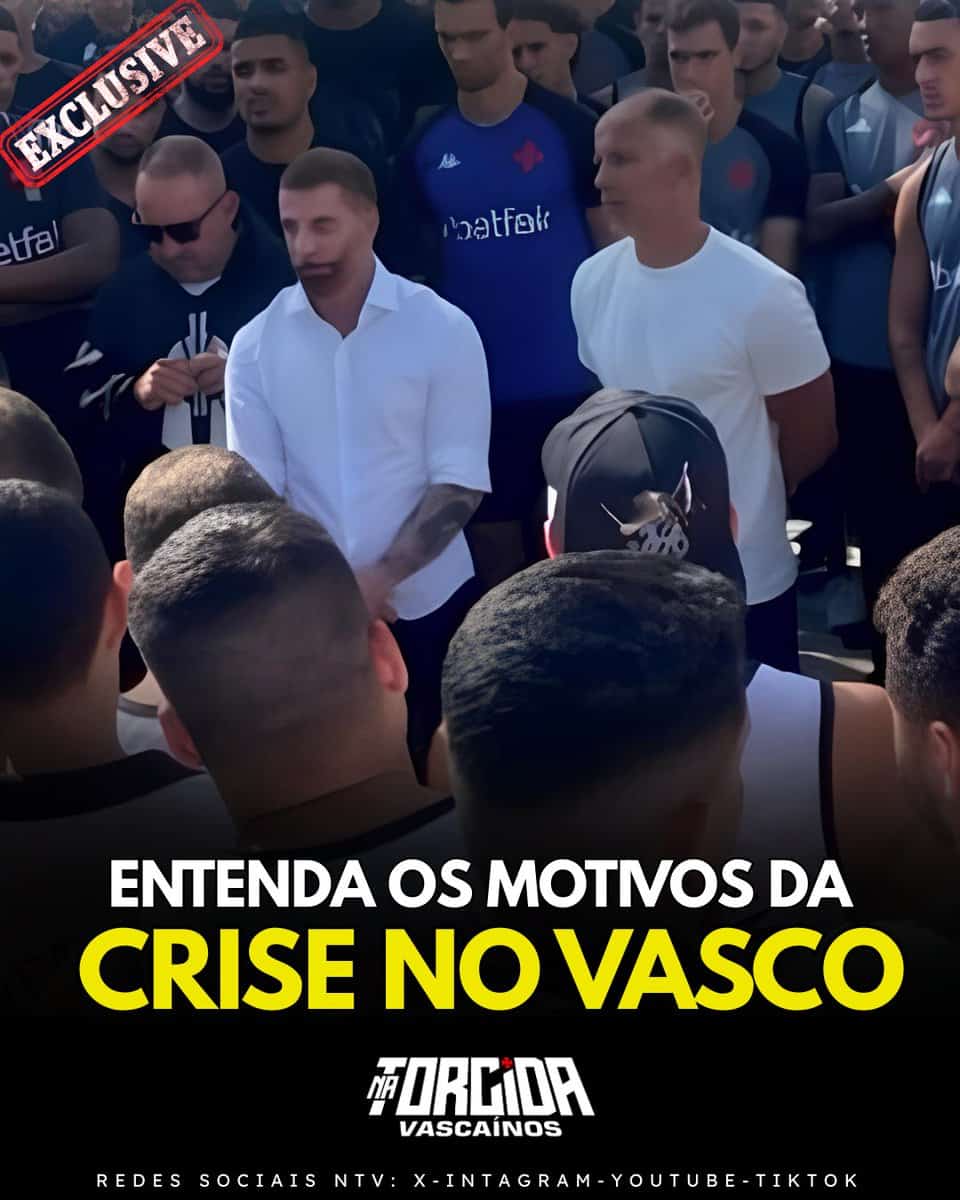 Torcida do Vasco acompanha debate.
