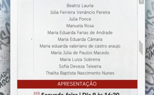 Vasco anuncia convocação das jogadoras da categoria Infanto para novo ciclo de avaliações no Vôlei Feminino