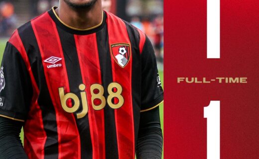 Bournemouth e Aston Villa ficam no empate em 1 a 1 com gol de Rayan e participação de Douglas Luiz