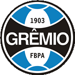 Foto do escudo do Grêmio Foot-Ball Porto Alegrense.