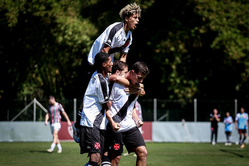 Vasco da Gama x Fluminense pelo Carioca Sub-20 realizado no CT Vale das Laranjeiras em 11 de Agosto de 2024. Fotos: Matheus Lima/Vasco.