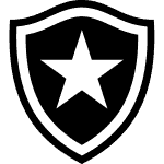 Logo do Vasco da Gama com escudo preto e branco.