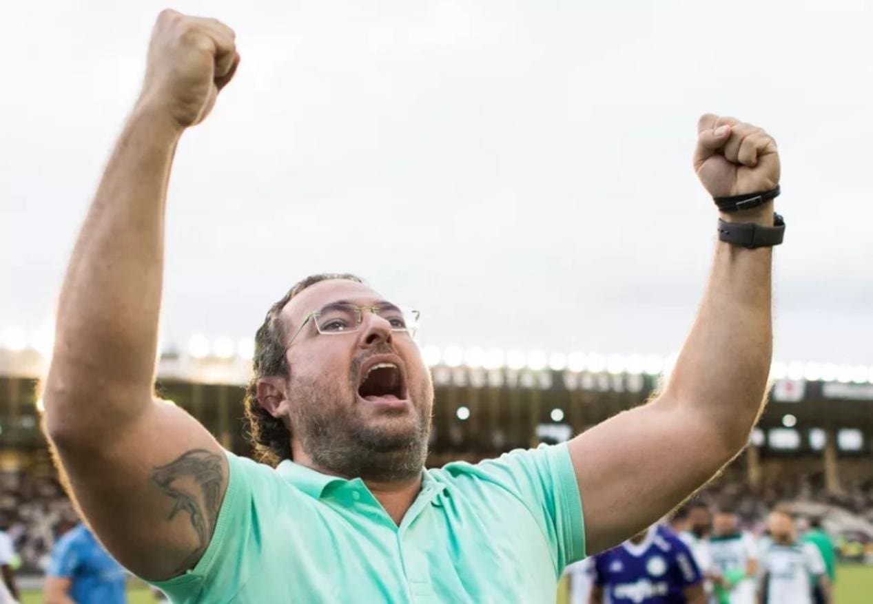 Alexandre Mattos em São Januário nos tempos de Palmeiras