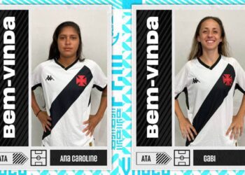 Ana Caroline e Gabi, atacantes do Vasco