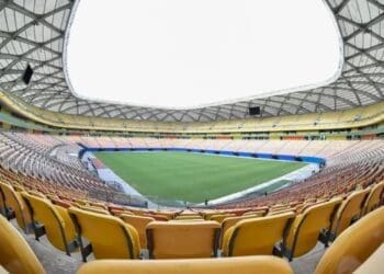 Arena da Amazônia, situada em Manaus