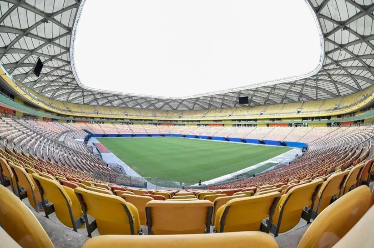 Arena da Amazônia, situada em Manaus