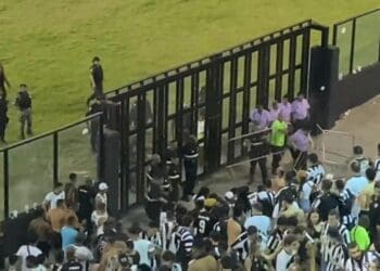 Briga de torcedores do Botafogo em São Januário