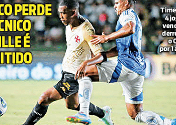 Confira as manchetes dos jornais após a perda do Vasco para o Cruzeiro e a saída de Fábio Carille.